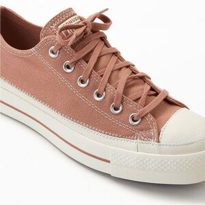 Converse Mauve Chuck Taylor All Star Lift Platform Stitching Sneakers, Size 11